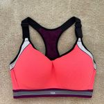 Victoria's Secret VSX Neon Pink and Deep Purple Sports Bra Photo 0