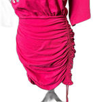 NWOT Joy Pink Ruched T Photo 2