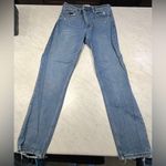 Abercrombie & Fitch Sz 28 Sz 6 Abercrombie The Skinny High Rise Distressed on bottom Photo 1