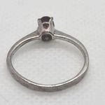 Sterling Silver & Garnet Ring (5.75) Red Photo 4