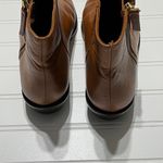 J.Crew Frankie Leather Sepia Brown Ankle Boots Photo 4