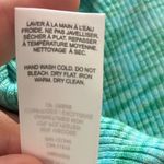 Garage Y2K Aqua Knit Halter Sweater Mini Dress L Photo 6