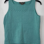 Norton Mcnaughton Norton‎ McNaughton Aqua Tank Top Silk blend size petite medium Lagenlook Photo 0