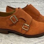 The Office Of Angela Scott Mr. Colin Soft Coral Suede Monkstrap Shoe W 38/ 8 Rar Orange Photo 0