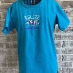 Belize Central America T Shirt Blue Festive Cruise Photo 0