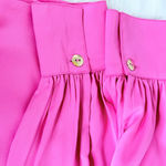 Bold Elements  Fuchsia Button Down Shirt Photo 9