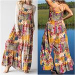 Natural Life  Zoe Patchwork Wide Leg Floral Jumpsuit in Medium Photo 1