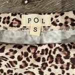 POL Leopard Print Lace Slip Skirt Brown Cream Y2K Aesthetic S Photo 2