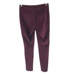 Old Navy  Womens Pixie Pants High Rise Secret Smooth Pockets Burgundy 0 Photo 1