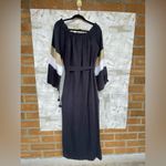 Ancient Kallos navy Linen Kaftan Dress Photo 9