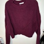 Arizona Jeans Arizona Jean Company Women's Deep Red Crew Neck Sweater Photo 0