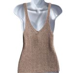 Anthropologie Moon & Madison Large Knitted Sweater Tank Top Pink Photo 3
