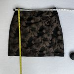 Just Female Floral skirt Women Black Tan Formal Holly‎ Size Small Mini Bodycon Photo 8