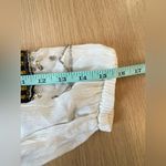 Free People  give him the cold shoulder gold beaded ivory long sleeve top XS 2127 Photo 8