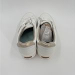 Dr. Scholl's Madison Lace Sneaker in White/Gold White Size 7.5 Photo 2