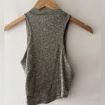 Gymshark Slounge Knit Sage Green Sleeveless Crop Top Photo 4