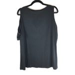 Bloomchic  Plain Cold Shoulder Contrast Lace T-Shirt Black 14-16 Photo 3