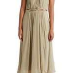 Reiss ππ Marta Resortwear Midi Dress ~ Khaki US 10 NWT Photo 8