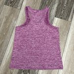 NWOT Real Essentials Sz M Racerback Tank Top Dry Fit Space Dye Purple Size M Photo 3