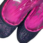 Ballasox Portable Ballet Flats Womens 8 Navy Blue Soft Leather Foldable Shoes Photo 7
