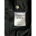 Liz Claiborne  Ultimate Curby Fit black denim jeans  size 20W Photo 5