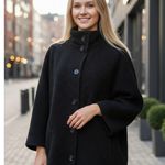 Hilary Radley  Dark Brown Plush Alpaca & Wool Coat Size 10 Petite 10P Photo 0