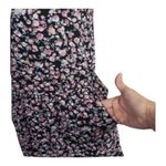 Divided Sleeveless Floral Black Multicolor Romper Size 8 Pockets Elastic-Waist Jumpsuit Photo 6