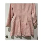 S'Edge Macy Tweed Mini Dress Light Pink Size Small NWT Faux Leather Details Photo 9