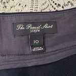 J.Crew  classic corpcore office siren navy blue The Pencil Skirt Size 10 Photo 7