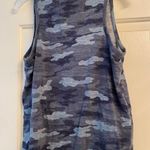 Lucky Brand  Blue Camouflage Tank Top M Photo 3