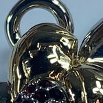 Gold Silver Tone Angel Brooch Holding Heart Accent Christmas Christian Religious Photo 6