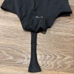 Everlane  Long-Sleeve Supima® Square-Neck Bodysuit Black Minimalist Staple – Med Photo 3