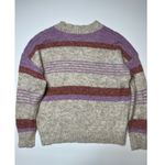 Heartloom  Oatmeal Heather/Lilac/Rust Laylana Crew Neck Pullover Sweater … Photo 7