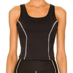 Year of Ours Tread Crop‎ Top Racerback Black White XS Photo 0