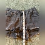 Levi's Levi’s 501 Black Cut Off Jean Shorts Womens Size 27 Button Fly Distressed Photo 4