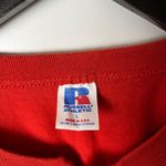 Vintage Blitz T Shirt 80s 90s Red Large L USA Henley Baseball Sports Graphic Tee Photo 3