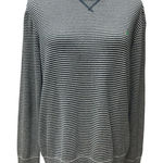 Nautica Women's Striped Long Sleeve Crew Neck Sweater Sz M Navy White Comfort Photo 0