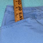 Gloria Vanderbilt capris periwinkle blue 2 front pockets button zip size 12 Photo 11