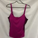 Athleta WO SIZE 38B/C SPORTS TANK TOP/ TANKINI SWIM TOP FUSHIA WINE COLOR CLEAN Photo 4