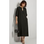 SAMSOE SAMSOE Salago Midi Dress, Black, Small Black Photo 1
