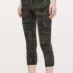 Lululemon Wunder Under Crop High Rise Camo Leggings Incognito Camo Size 6 Photo 3