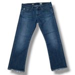 AG Adriano Goldschmied Tomboy Relaxed Straight Jeans-Size 27-Low Rise-Raw Hem Photo 0
