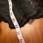 YOU ARE NOT ALONE Black Lace Fringe Maxi Kimono Vest Duster Boho Size undefined Photo 4