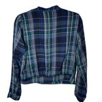 Kut From The Kloth  Women's Plaid Long‎ Sleeve Plaid Button Up Size Medium Photo 4