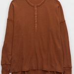 Aerie Offline Waffle Henley T-Shirt Photo 0
