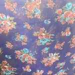 Mason + Mackenzie Sheer Blue Granny Floral Kimono Size XS Boho Festival Summer Photo 6