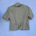 White Stag  Tan Button-Up Blouse Photo 5