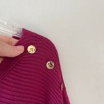 Jones New York  Sz L Signature Cranberry Pullover Stretch Sweater Blouse Top Photo 2