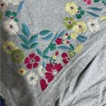 Johnny Was  asymmetrical Vest Womens S Embroidered Floral Bohemian gray Western Photo 3