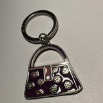 Relic  Brand Keychain with Purse / Bag charm in Purple / Silver Tone Photo 6